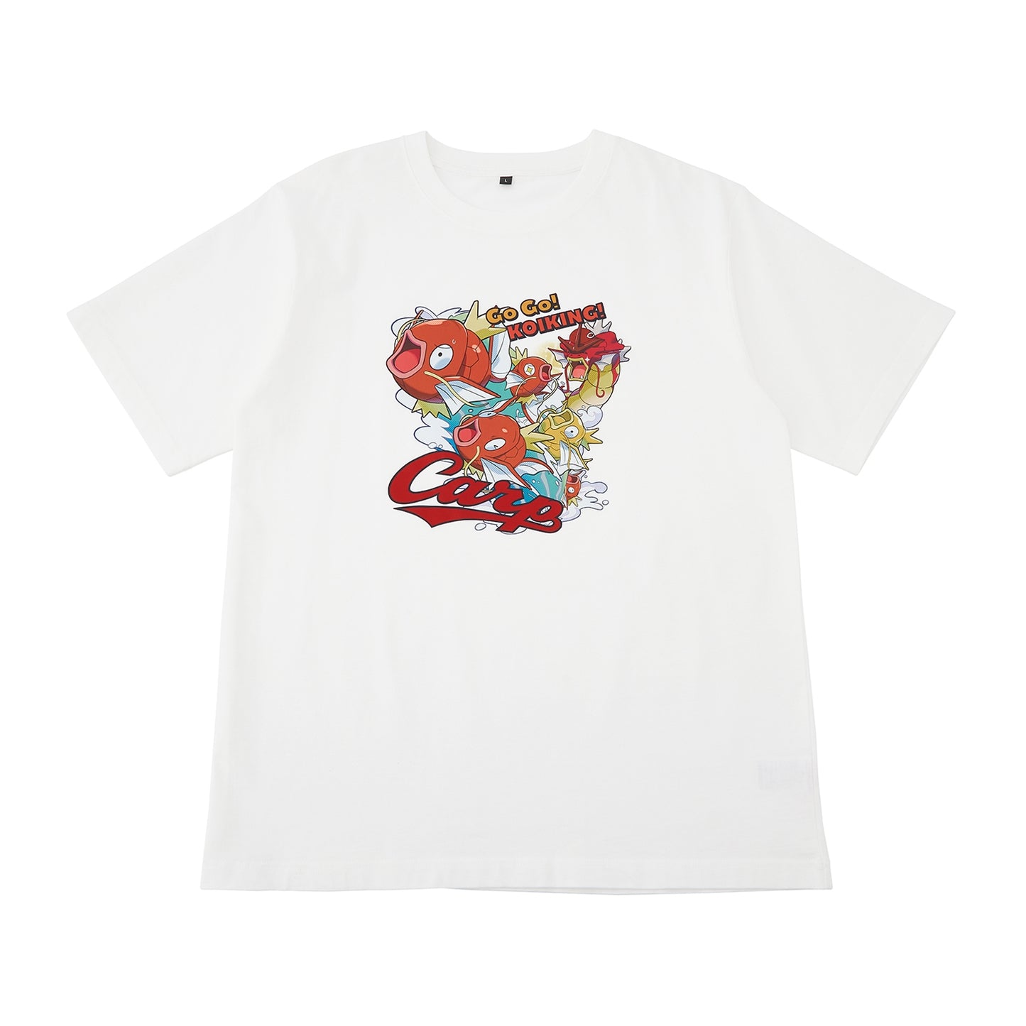 T-Shirt Pokemon Carp X Pokemon Center Hiroshima  L Size